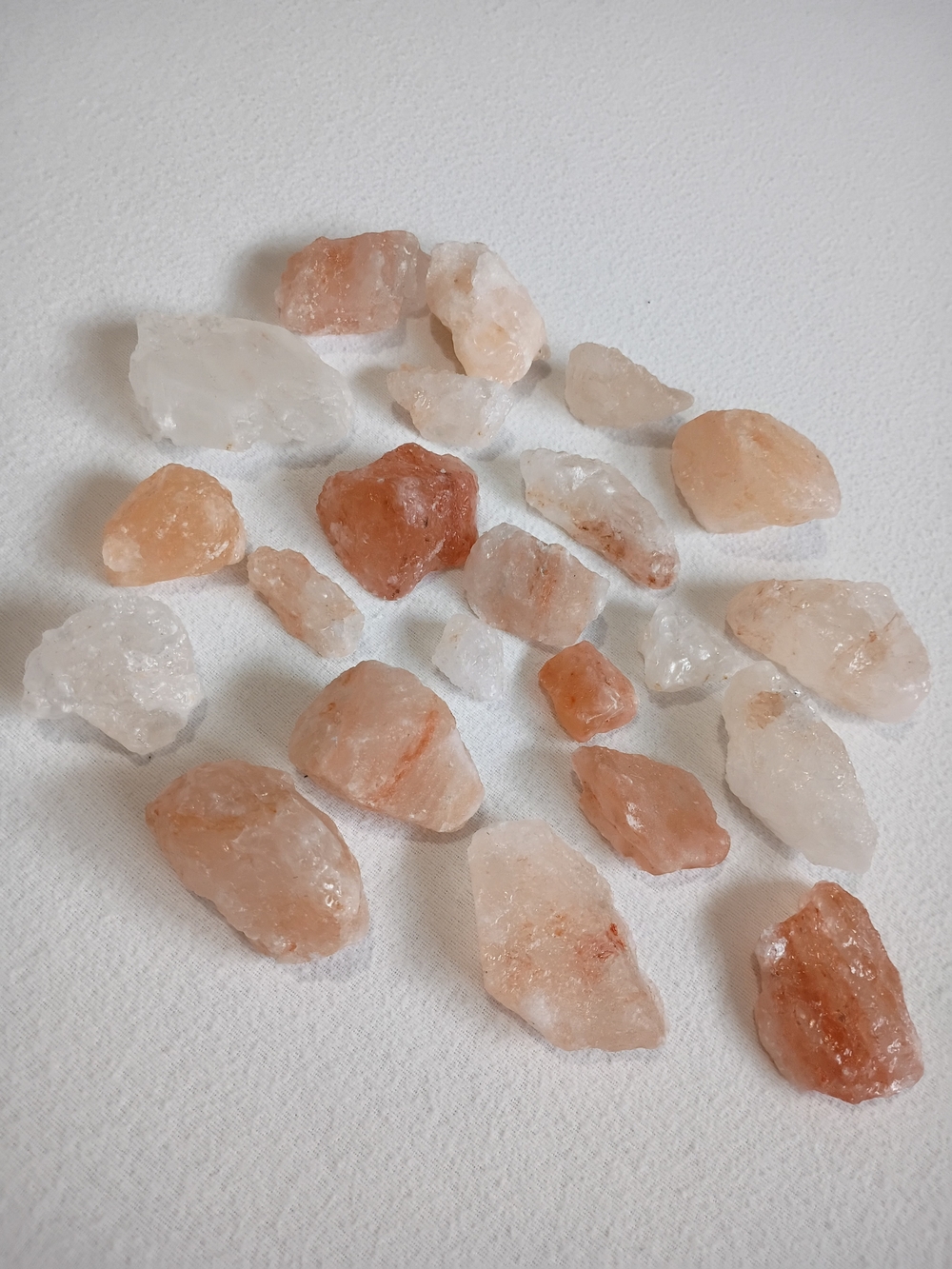 Pink Himalayan Salt Crystal Accent Stones - Small Batch/Decorative Bowl Set